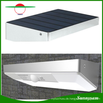 Neueste 48 LED Solar Power LED Licht Aluminium Alu Rahmen IP65 Wasserdicht PIR Bewegungssensor Garten Sicherheitslampen Wireless Outdoor Garten Hof Patio Wandleuchten